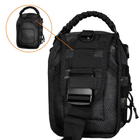 Тактична універсальна однолямкова сумка Camotec Adapt Multicam Black - зображення 10