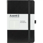Книга записна Axent Partner 125х195 мм у лінійку 96 аркушів Чорний (8308-01-A)