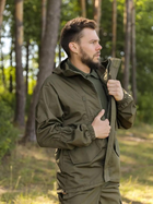 Тактичний літній чоловічий костюм горка Ріп-Стоп куртка та штани Olive 48 - зображення 4