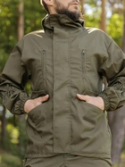 Тактичний літній чоловічий костюм горка Ріп-Стоп куртка та штани Olive 48 - зображення 8