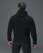 Кофта флисовая мужская Unbreak с карманами и капюшоном Черная L - изображение 6