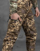 Тактические штаны софтшел пиксель region Вт7619 XL - изображение 5