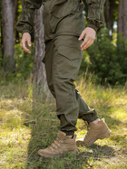 Тактичний літній чоловічий костюм горка Ріп-Стоп куртка та штани Olive 52 - зображення 6
