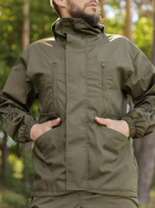 Тактичний літній чоловічий костюм горка Ріп-Стоп куртка та штани Olive 52 - зображення 8