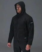 Кофта флисовая мужская Unbreak с карманами и капюшоном Черная XL - изображение 2