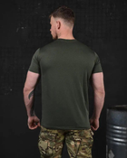 Тактическая мужская потоотводящая футболка XS олива (85654) - изображение 3