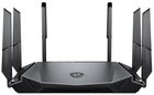 Router MSI RadiX AX6600 Wi-Fi 6 Tri-Band Czarny (4719072983345) - obraz 2