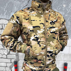 Чоловіча Демісезонна Куртка на легкому флісі SOFT SHELL мультикам розмір XL - зображення 2