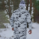 Чоловічий Маскувальний Костюм Куртка + Штани / Маскхалат білий піксель розмір XL - зображення 4