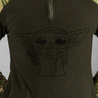 Мужской флисовый убакс с принтом "Мастер Йода" олива мультикам размер XL - изображение 6