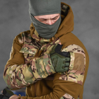Мужская Флисовая Куртка "Battle combo" с вставками SoftShell койот размер M - изображение 6