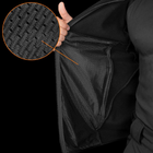 Водоотталкивающая Мужская Флисовая кофта Paladin / Плотная Флиска Черная размер S (46) - изображение 6