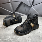 Мужские зимние ботинки с шерстяной подкладкой / Берцы Salomon S-3 из плотной кожи черные размер 40 - изображение 4