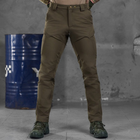 Мужские брюки Patriot stretch cotton с высоким поясом олива размер L - изображение 1