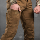 Мужские Штаны Кayman Softshell с высоким поясом / Брюки с вместительными карманами койот размер XL - изображение 5