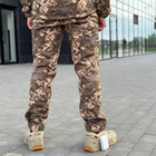 Мужские зимние брюки Softshell / Влагозащищенные штаны на флисе "B&L" пиксель размер XS - изображение 5