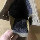 Зимние кожаные Берцы с меховой подкладкой койот размер 39 - изображение 5