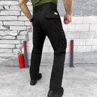 Чоловічі Штани Loshan на флісі чорні / Утеплені бавовняні Брюки розмір з 7-ма кишенями 3XL 40 - зображення 3