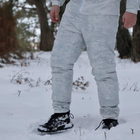 Мужской Маскировочный Костюм Куртка + Штаны / Маскхалат белый мультикам размер XL - изображение 4
