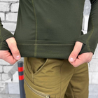 Мужская кофта "Military" дайвинг на флисе олива размер M - изображение 4