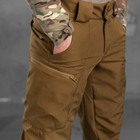Чоловічі Штани "Leon" Softshell з кишенями на блискавках койот розмір S - зображення 5