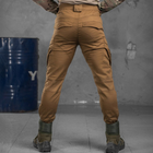 Чоловічі Штани Kayman Softshell з високим поясом / Брюки з місткими кишенями койот розмір M - зображення 4