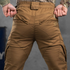 Чоловічі Штани Kayman Softshell з високим поясом / Брюки з місткими кишенями койот розмір M - зображення 8