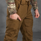Чоловічі Штани "Leon" Softshell з кишенями на блискавках койот розмір XL - зображення 4