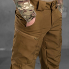 Чоловічі Штани "Leon" Softshell з кишенями на блискавках койот розмір XL - зображення 5