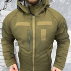 Мужская куртка FALKON на синтепоне с подкладкой Omni-Heat олива размер M - изображение 2