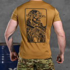 Потоотводящая мужская футболка Odin coolmax с принтом "Welcome" койот размер L - изображение 4