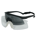 Защитные Очки Revision Ballistic Eyewear с 2-мя сменными линзами и чехлом черные размер универсальный - изображение 2