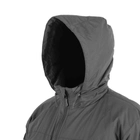 Мужская зимняя куртка "Helikon-Tex Level 7" Rip-stop с утеплителем Climashield Apex серая размер M - изображение 3