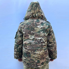 Мужская зимняя Куртка со съемной подкладкой и воротником мультикам / Бушлат на синтепоне размер 2XL - изображение 4