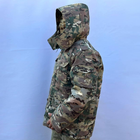 Мужская зимняя Куртка со съемной подкладкой и воротником мультикам / Бушлат на синтепоне размер 3XL - изображение 3