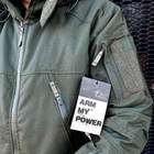 Мужская зимняя куртка "Call Dragon" Rip-Stop с подкладкой Omni-Heat олива размер 3XL - изображение 4