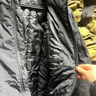 Мембранная Мужская Куртка Level 7 с утеплителем эко-пух черная размер 2XL - изображение 8