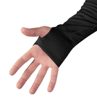 Чоловічий приталений Лонгслів CamoTec Antistatic з прорізами для пальців / Кофта з довгим рукавом чорна розмір S - зображення 4