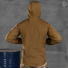 Демисезонная Мужская Куртка "Leon" Softshell с липучками под шевроны койот размер L - изображение 3