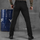 Чоловічі штани Patriot stretch cotton з високим поясом чорні розмір 3XL - зображення 4