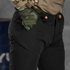 Мужские брюки Patriot stretch cotton с высоким поясом черные размер 3XL - изображение 7