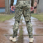 Чоловічі вологозахищені штани з кишенями піксель розмір L - зображення 2