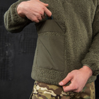 Мужской свитер на меху "Extra Lamb" олива размер L - изображение 7