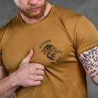 Потоотводящая мужская футболка Odin coolmax с принтом "Welcome" койот размер 2XL - изображение 6