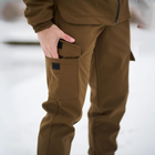 Мужской Комплект Куртка Softshell + Брюки на флисе / Костюм Intruder койот размер 3XL - изображение 6
