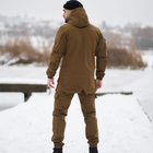Мужской Комплект Куртка Softshell + Брюки на флисе / Костюм Intruder койот размер L - изображение 5