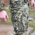 Мужские влагозащищенные брюки с карманами пиксель размер XL - изображение 3