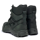 Зимние Кожаные Берцы "Crazy Air-Tex" / Ботинки с вставками Cordura чёрные размер 40 - изображение 4