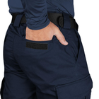 Водоотталкивающие Брюки Rip-Stop с 6-ю карманами / Мужские Брюки Dark синие размер 2XL - изображение 6