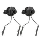 Адаптери для кріплення навушників MSA Sordin на шолом ARC чорні 8,6х3,7х2,6 см - зображення 1